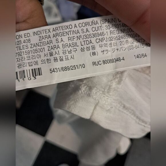 ZARA Kids White Basic T-Shirt T-shirt - 'No Rules When Searching for Stardom 10Y - Picture 4 of 4